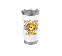 San Marcos Evangelista Apóstol León Símbolo Católico Santo Vaso térmico de acero inoxidable de doble pared