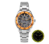 San Martin NH35 - Reloj de buceo con esfera esmaltada, mecanismo automático, acero inoxidable, V 1