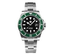 San Martin SN0017G-D - Reloj de pulsera para hombre, 40 mm, 20 bares, PT5000, mecánico, automático, de lujo, resistente al agua, Negro Verde / ST2130