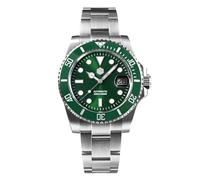 San Martin SN0017G-D - Reloj de pulsera para hombre, 40 mm, 20 bares, PT5000, mecánico, automático, de lujo, resistente al agua, Verde/ST2130