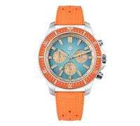 San Martin SN0118 - Reloj cronógrafo automático para hombre, 40 mm, cristal de zafiro con revestimiento AR, bisel de cerámica, resistente al agua hasta 200 m, acero inoxidable 316L