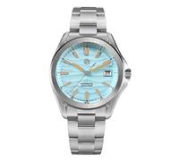 San Martin SN0129GC SN0129GC1 - Reloj de vestir para hombre, 39 mm, con textura del desierto, resistente al agua, reloj de buceo de 10 bares, NH35A, mecánico, automático, acero inoxidable, reloj de