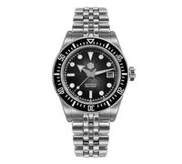 San Martin SN0148G - Reloj de pulsera luminoso con movimiento automático 9015 de 40 mm, 20 bares, impermeable, cristal de zafiro BGW-X1, Negro gradiente