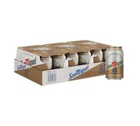 San Miguel 0,0 Tostada, Pack 24 Latas x 330ml, Cerveza Sin Alcohol, Sabor Intenso y Tostado, Cerveza Ligera y Refrescante, 0.0% Volumen Alcohol