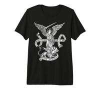 San Miguel Arcángel Ángeles Católicos Camiseta Premium