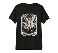 San Miguel Arcángel Barroco Ángel Icono Obra De Arte Camiseta Premium