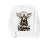 San Miguel Arcángel Caballero Templario Derrota Espada Oscuridad Sudadera