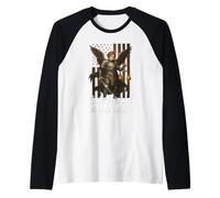 San Miguel Arcángel Católico Camiseta Manga Raglan