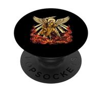 San Miguel Arcángel, defendernos en la Batalla PopSockets PopGrip Adhesivo