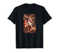 San Miguel Arcángel Derrotando a Satanás Biblia Cristiana Camiseta