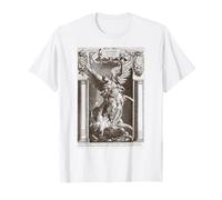 San Miguel Arcángel Derrotando a Satanás Cristiano Camiseta