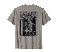 San Miguel Arcángel Derrotando a Satanás Cristiano Camiseta