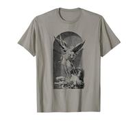 San Miguel Arcángel Derrotando a Satanás Cristiano Camiseta