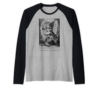 San Miguel Arcángel Derrotando a Satanás Cristiano Camiseta Manga Raglan