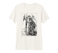 San Miguel Arcángel Derrotando a Satanás Cristiano Camiseta Premium