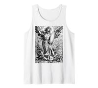 San Miguel Arcángel Derrotando a Satanás Cristiano Camiseta sin Mangas