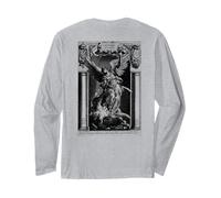 San Miguel Arcángel Derrotando a Satanás Cristiano Manga Larga