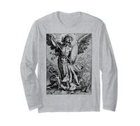 San Miguel Arcángel Derrotando a Satanás Cristiano Manga Larga