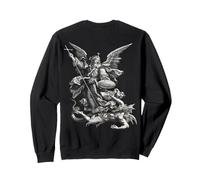San Miguel Arcángel Derrotando a Satanás Cristiano Sudadera