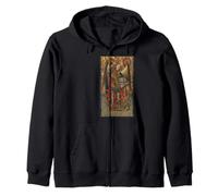San Miguel Arcángel Derrotando a Satanás Cristiano Sudadera con Capucha