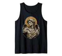 San Miguel Arcángel Estatua Sagrado Icono Arte Fe Camiseta sin Mangas
