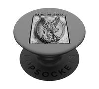 San Miguel Arcángel Protector Justicia PopSockets PopGrip Adhesivo