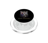 San Miguel Arcángel Sagrado Icono Arte Diseño Fe Obra De Arte PopSockets PopGrip para MagSafe