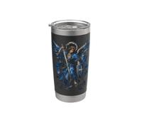 San Miguel Arcángel Vaso térmico de acero inoxidable de doble pared