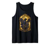 San Miguel, Defensor, de, Cielo, gótico, católico, Icono, Arte Camiseta sin Mangas