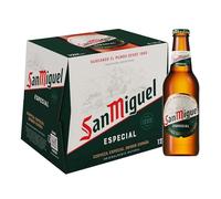 San Miguel Especial, Cerveza Lager Premium, Pack 12 Botellines x 25cl