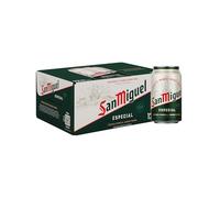 San Miguel Especial Lager, Pack 12 Latas x 33cl, Cerveza Premium Española, Calidad Tradicional y Sabor Refrescante, 5.4% Volumen de Alcohol