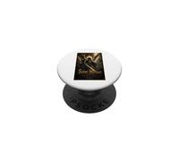 San Miguel Gótico Guerrero Ángel Sagrado Icono Arte Fe PopSockets PopGrip Adhesivo
