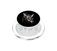 San Miguel Japonés Tinta Arcángel Espada Arte Sagrado Fe PopSockets PopGrip para MagSafe