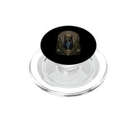 San Miguel, Laberinto, ángel, con, Espada, y, Floral, Icono PopSockets PopGrip para MagSafe
