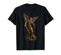 San Miguel Michael el Arcángel derrotando a Satanás - Camiseta
