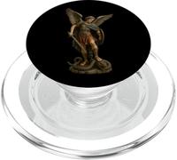San Miguel Michael el Arcángel derrotando a Satanás - PopSockets PopGrip para MagSafe