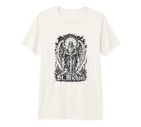 San Miguel Quis Ut Deus Arcángel Protector Camiseta Premium