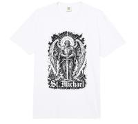 San Miguel Quis Ut Deus Arcángel Protector Comfort Colors Adult Heavyweight T-Shirt
