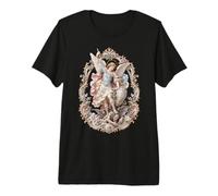San Miguel Rococó Ángel Sagrado Icono Arte Fe Camiseta Premium
