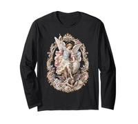 San Miguel Rococó Ángel Sagrado Icono Arte Fe Manga Larga