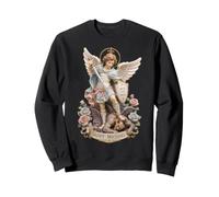 San Miguel Rosario Ángel Estatua Icono Arte Sudadera