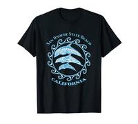 San Onofre State Beach California Tribal Delfines Océano Camiseta