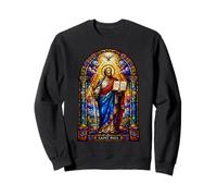 San Pablo Apóstol Catedral gótica Mosaico Sagrado Icono Arte Sudadera