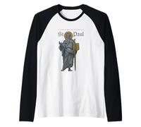 San Pablo Apóstol Filipenses 1:21 Cristiano Camiseta Manga Raglan