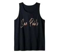San Pablo California Vintage diseño elegante Camiseta sin Mangas