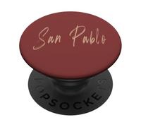 San Pablo California Vintage diseño elegante PopSockets PopGrip Adhesivo