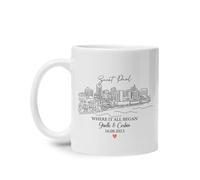 San Pablo, Minnesota Tazas De Regalo Cerámica Tazas Té Graciosa Tazón Regalos Novedosos Para Colegas Amigos Navidad 330Ml