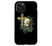 San Padre Pío Cruz de oración Católicos Santos Santos Vintage Carcasa para iPhone 11 Pro