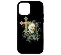 San Padre Pío Cruz de oración Católicos Santos Santos Vintage Carcasa para iPhone 12 Mini