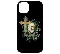 San Padre Pío Cruz de oración Católicos Santos Santos Vintage Carcasa para iPhone 14 Plus